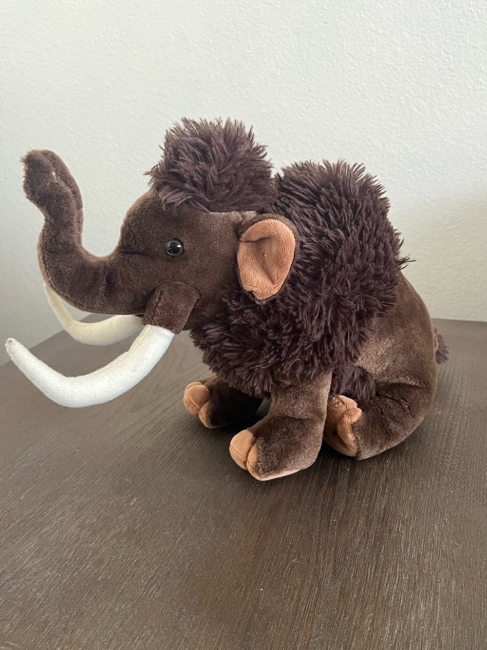 Wild Republic Plush Woolly Mammoth Stuffed Animal - Dark Brown